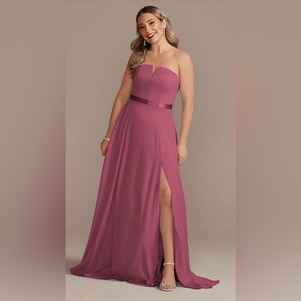 David’s Bridal Strapless Dress